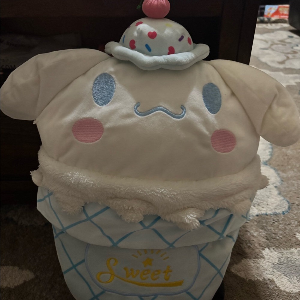 Cute Cinnamoroll Ice Cream Plush Toy